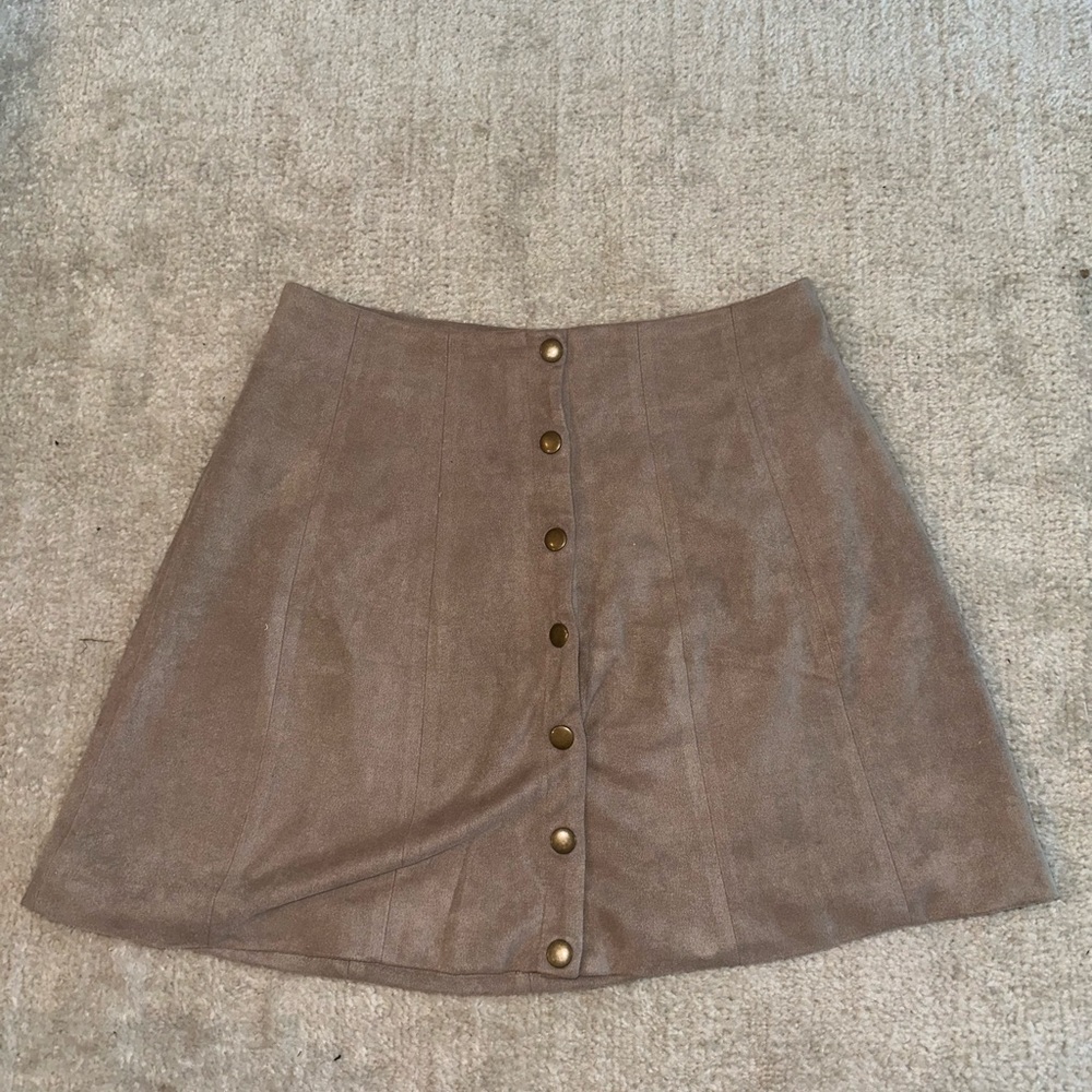 Altar’d State Suede Mini Skirt
